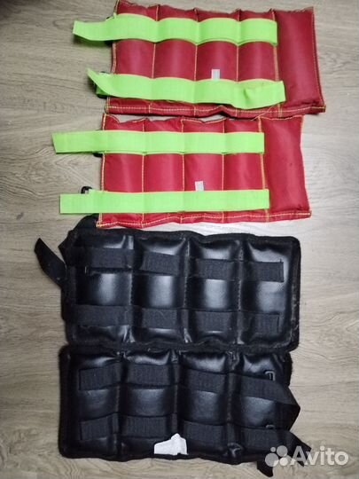 Утяжелители для рук и ног 1 кг и 0.7 кг