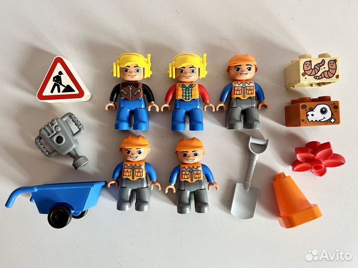 Лего Дупло Стройка 3 набора 10812, 10811, 10518