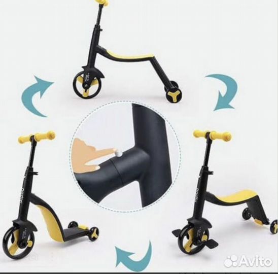 Велосипед беговел 3 в 1