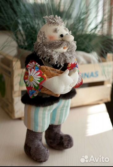Кукла игрушка ручной работы Дед Кузьмич