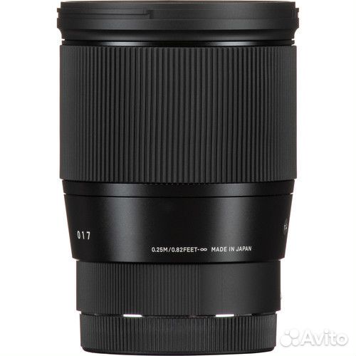 Объектив Sigma 16mm f/1.4 DC DN Contemporary EF-M