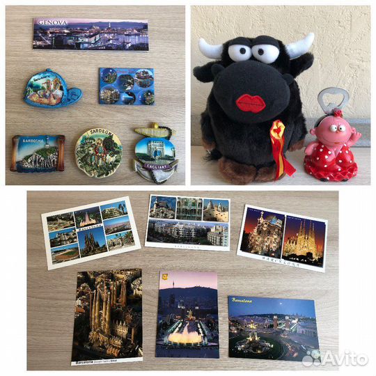 Италия.Магниты.Испания.Сувениры.Барселона