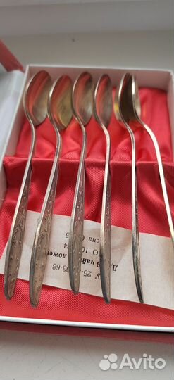 Набор столовых приборов мельхиор СССР