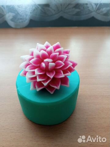 Силиконовая форма для мыла Георгин