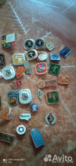 Значки ссср, спорт олимпиада 80