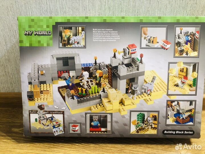 Lego MY world, конструктор майнкрафт