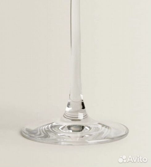 Zara home бокалы из кристаллина для шампанского