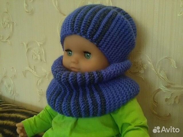 Шапочка бини и снуд