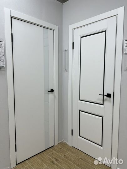Дверь межкомнатная белая
