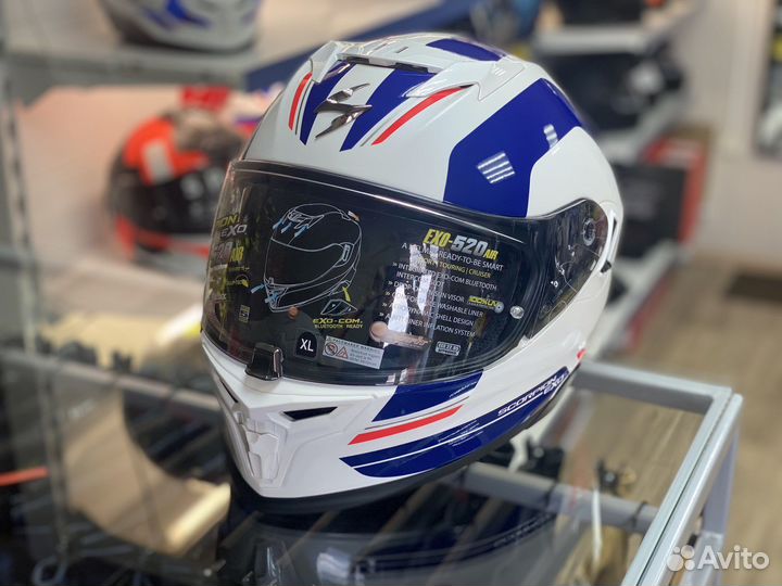 Мотошлем Scorpion Exo 520 белый