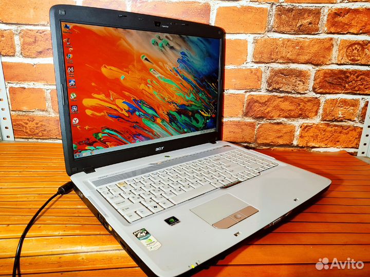 Acer Aspire 7520 -17 Дюймов \ 2 Ядра \ 2 Озу \ Nvi