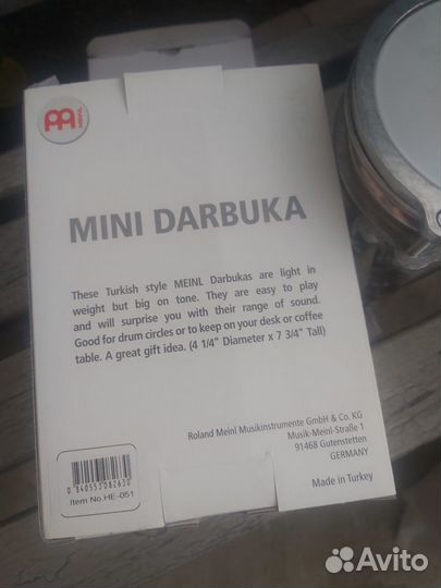 Meinl HE-051 Mini Барабан дарбука