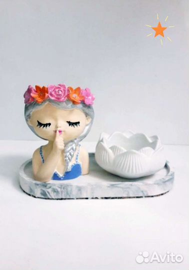 Подарочный набор из гипса. 3 предмета