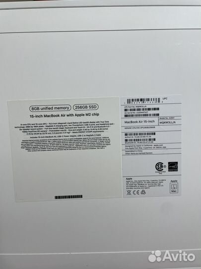 MacBook Air 15 2023 M2 / 8 / 256 / Midnight