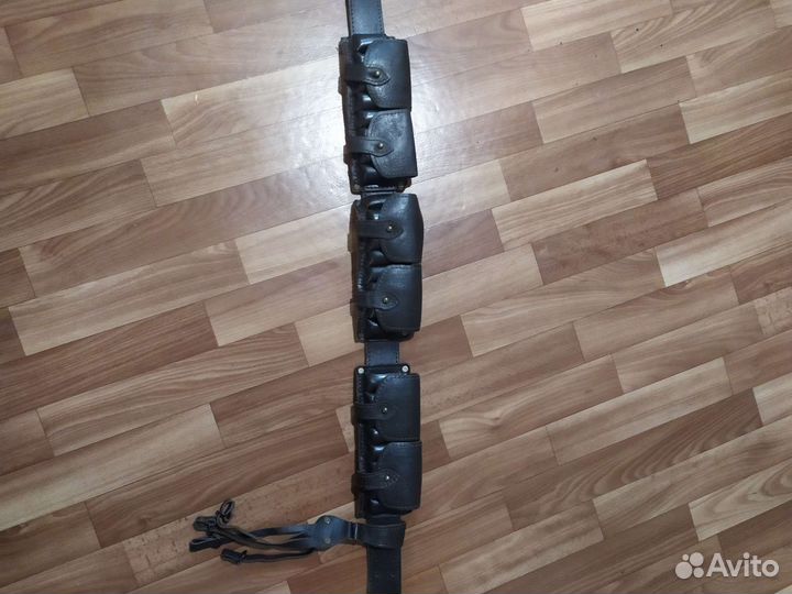 Патронташ кожаный