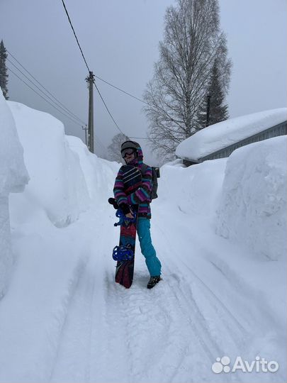 Сноубордическая куртка, горнолыжные штаны