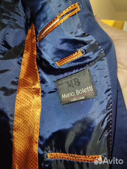 Пиджак мужской темно синий