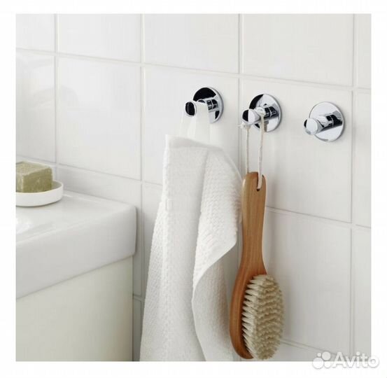 Крючки самоклеющиеся IKEA scoghol/скогал набор 3шт