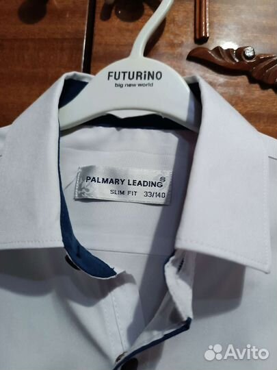 Рубашка белая на мальчика 140 рост