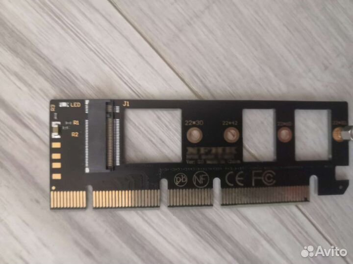 Райзер PCI-Ex16 M.2