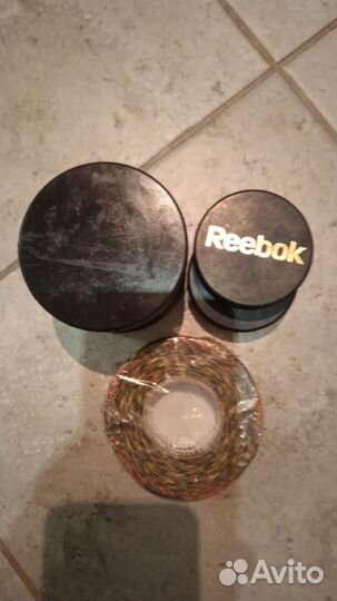 Шайба хоккейная взрослая, детская, лента