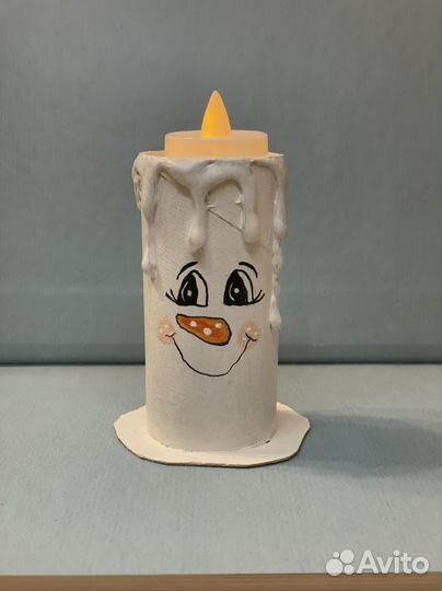 Новогодние сувениры поделки подсвечник и шар