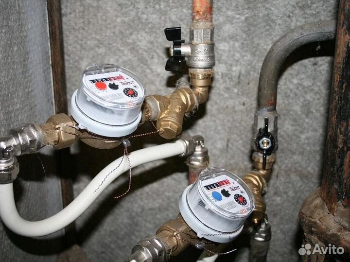 Замена, поверка и установка счетчиков воды и тепла