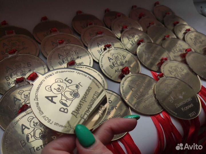 Медали на выпусной в сад/школу