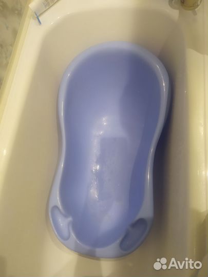 Детская ванночка для купания с горкой