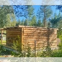 Сруб бани 6х3+3 м, С доставкой