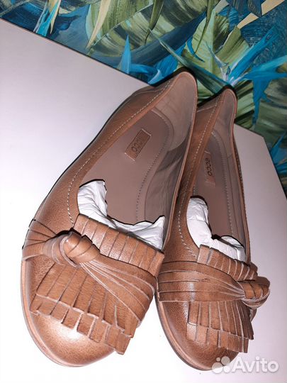 Балетки натуральная кожа