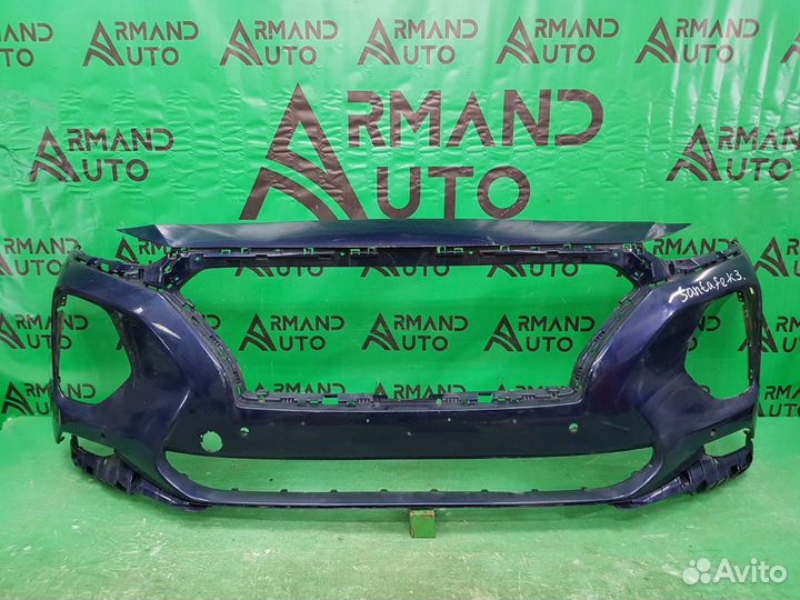 Бампер передний Hyundai Santa Fe 4 2018-2021