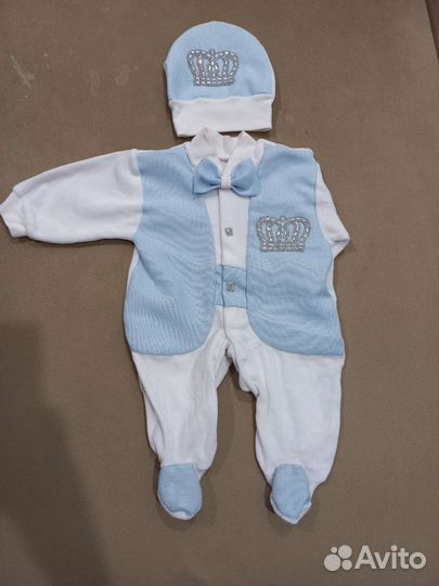 Конверт на выписку для мальчика зимний