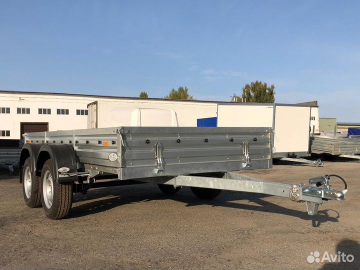 Новый двухосный прицеп Мзса 3,0 х 1,5 (усиленный)