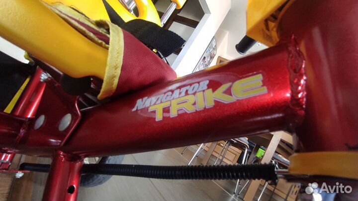 Трехколесный велосипед трость