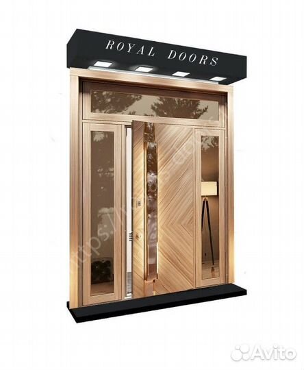 Дизайнерская металлическая входная группа