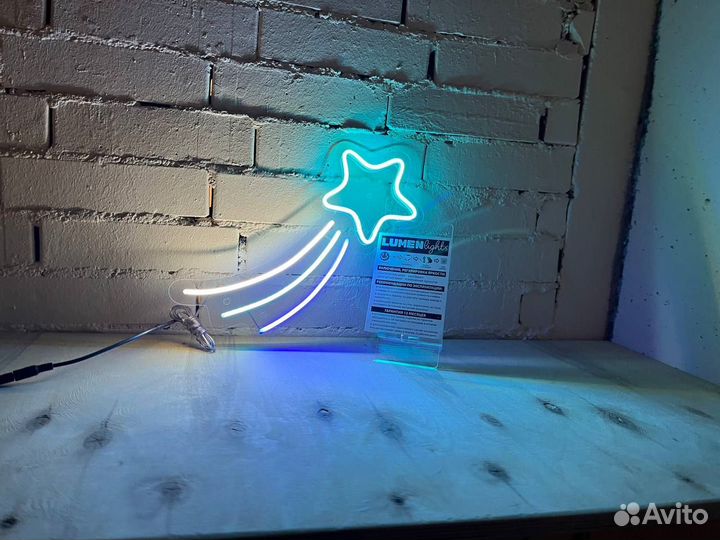 Вывеска из гибкого неона