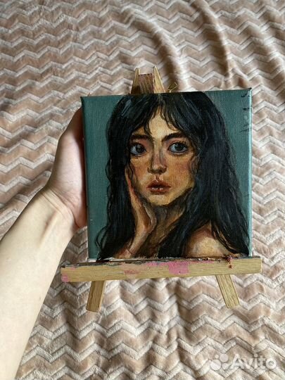 Картина на хосте ручной работы на заказ