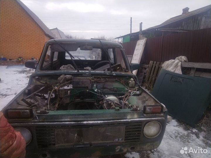 LADA 4x4 (Нива) 1.6 МТ, 1987, битый, 80 000 км