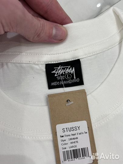 Футболка Stussy Fuzzy dice Tee Оригинал