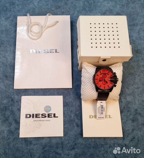 Часы Оригинальные diesel DZ4535 с чёрным ремешком