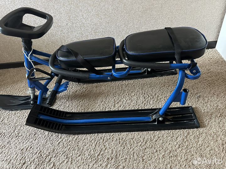 Снегокат детский для двоих детей