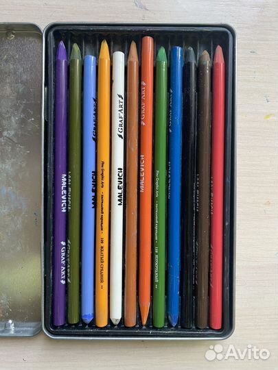 Карандаши пастельные монолиты малевич