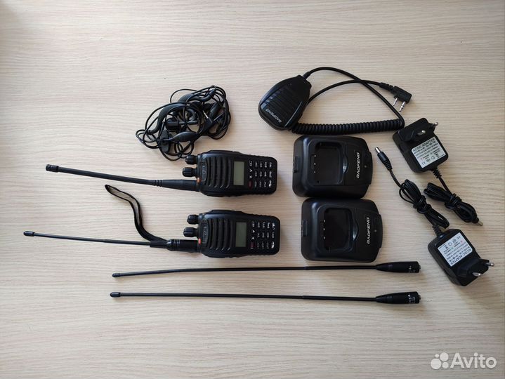 Комплект 2шт рации Baofeng UV-B5 + допы
