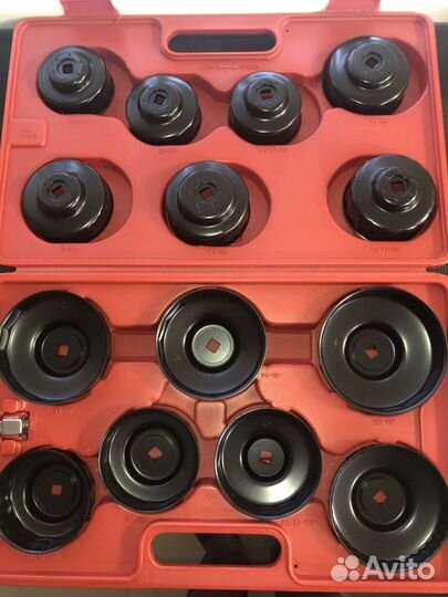 Набор съемников масляных фильтров (чашек) 14пр