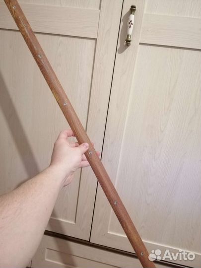 Порог дверной, алюминиевый, 89.5 см. Б/У