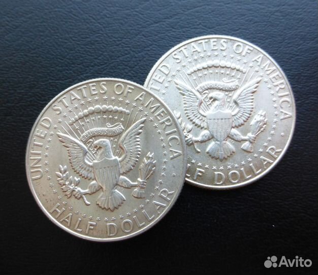 Монеты США. 1/2 доллара.1969 год. Серебро