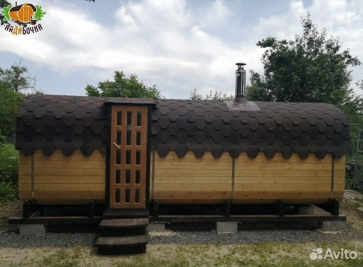 Баня бочка