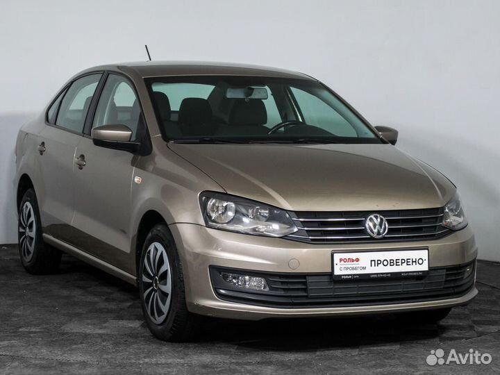 Volkswagen Polo 1.6 AT, 2017, 93 374 км