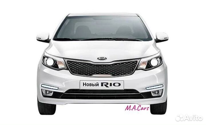 Ноускат бампер передний Kia Rio 3 2015-2017(15)